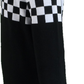 Mazeys Mens White and Black Crew Neck Jumper