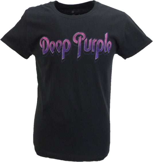 Officially Licensed Mens Deep Purple Logo T Shirt
