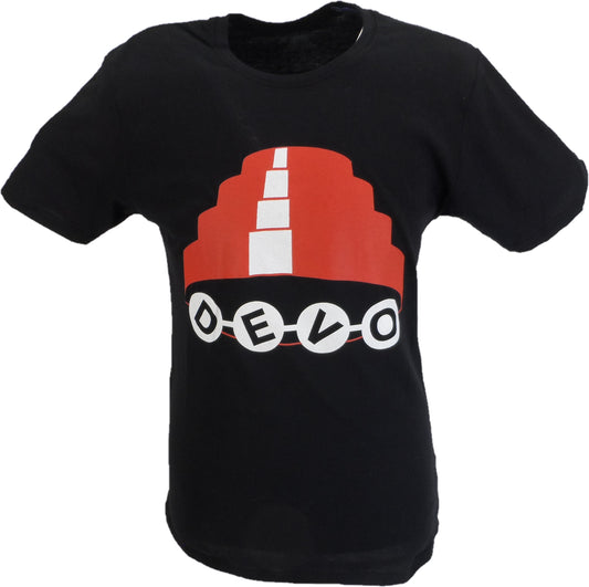 Schwarzes offizielles Devo Plantpot-T-Shirt für Herren