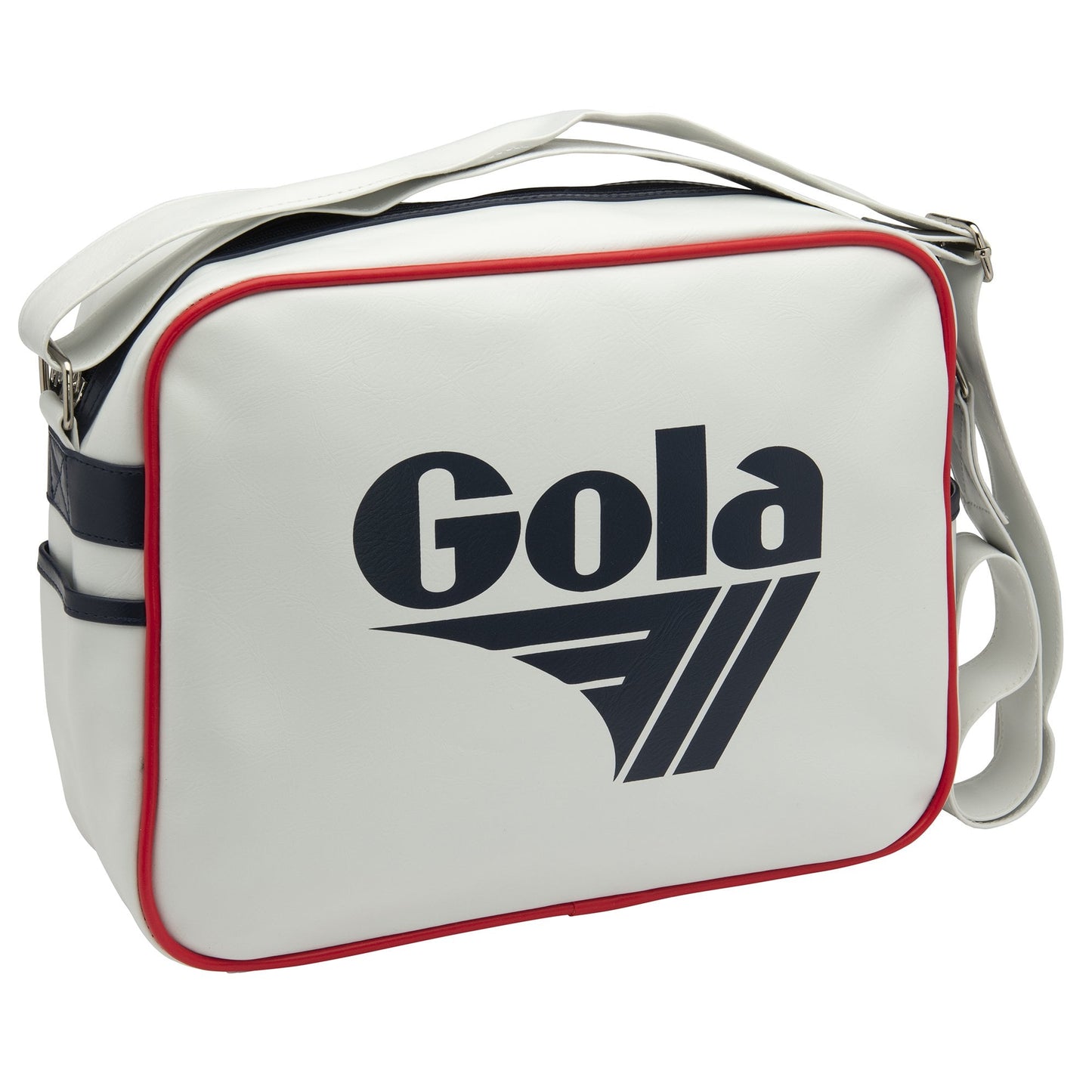 Gola Classic Retro White/Navy/Red Messenger Bag