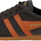 Gola Classics Dark Brown/Orange Harrier Trainers