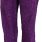 Mens Purple Vintage Jimi Hendrix Paisley Retro Bellbottom Flares