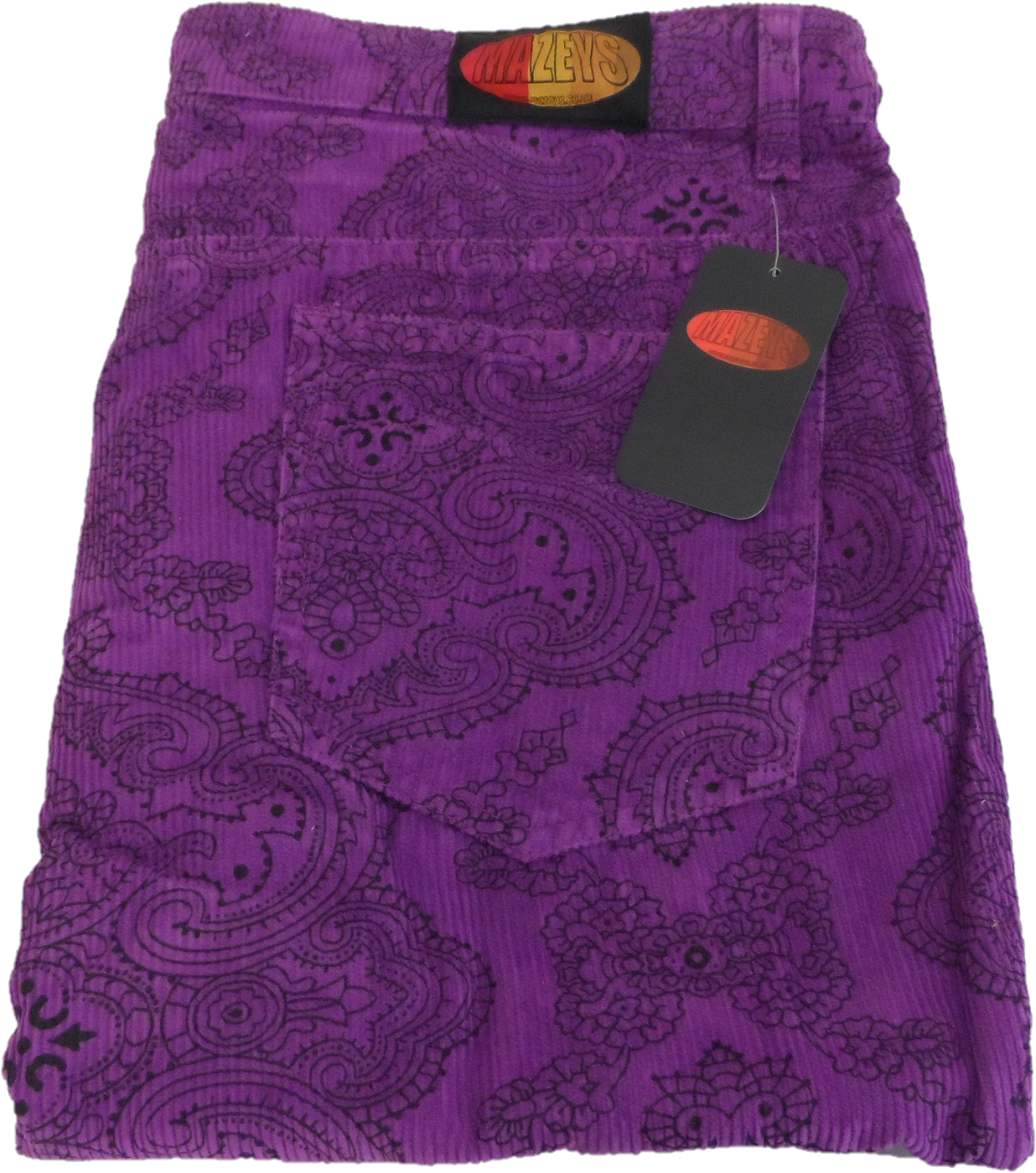 Mens Purple Vintage Jimi Hendrix Paisley Retro Bellbottom Flares