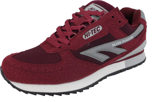 Hi Tec Cherry Red Sliver Shadow OG Retro Trainers