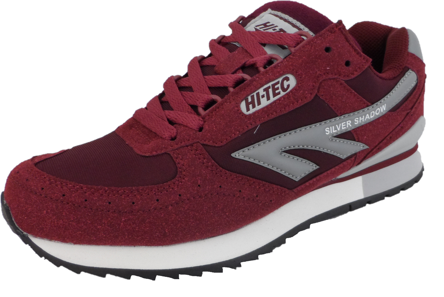 Hi Tec Cherry Red Sliver Shadow OG Retro Trainers