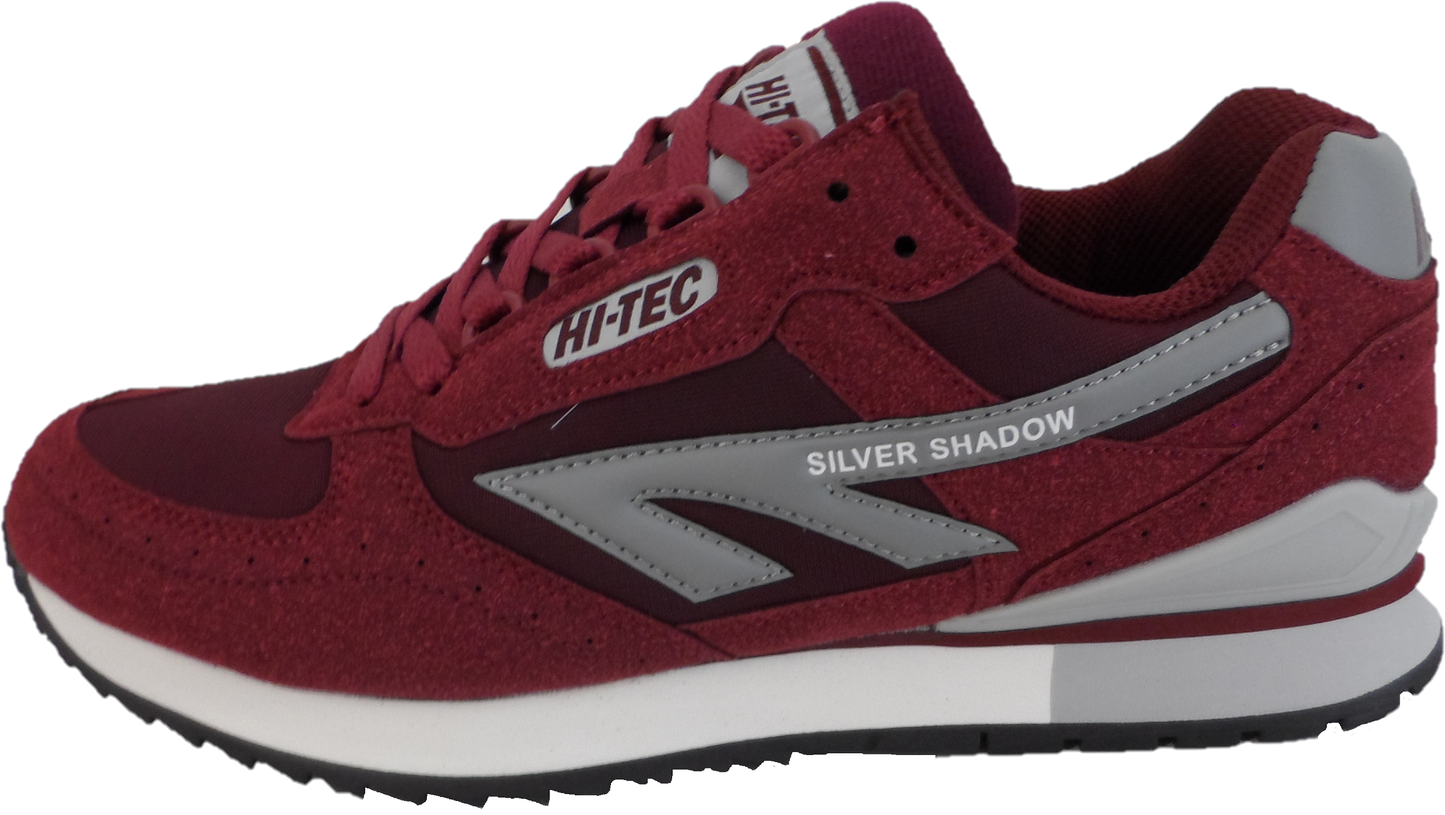 Hi Tec Cherry Red Sliver Shadow OG Retro Trainers
