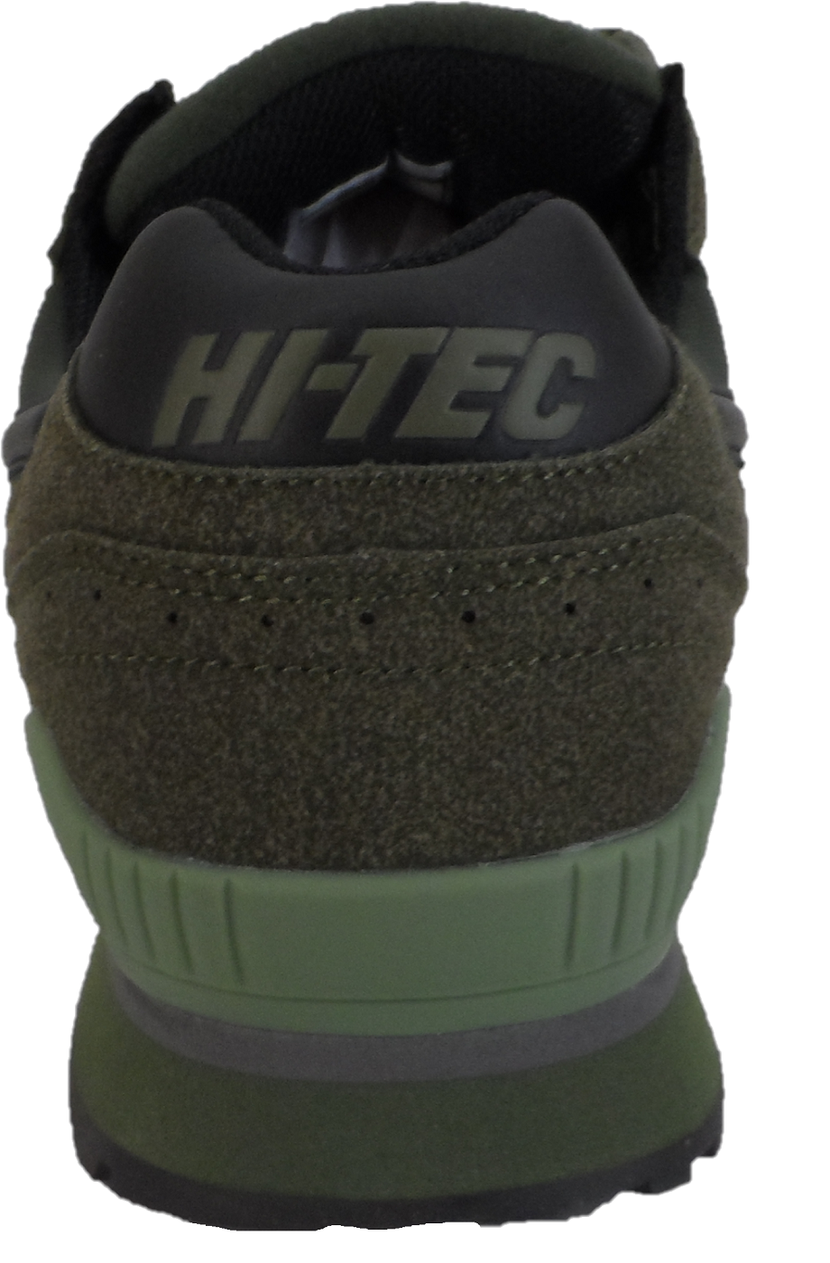 Hi Tec Olive Green Sliver Shadow OG Retro Trainers