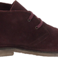 Hush Puppies Mens Bordo Red 2 Eyelet Real Suede Desert Boots