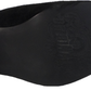 Black shoe sole with brand name on a white background
