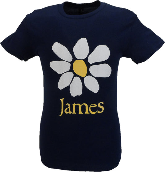 Mens Official Navy Blue James Daisy Logo T Shirt T Shirt