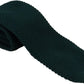 Mazeys Mens Retro Mod Square Handmade End Knitted Ties