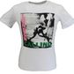 Weißes offizielles Damen-T-Shirt The Clash London Calling“.