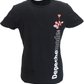 Ladies Black Official Depeche Mode Vioator Side Rose T Shirt