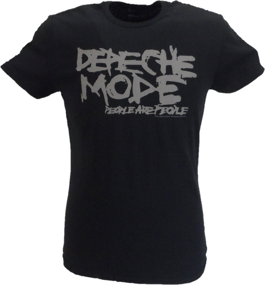 Kvinder sort officielle depeche mode folk er mennesker t-shirt