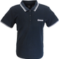 Lambretta Ladies Navy/White Cotton Polo Shirt