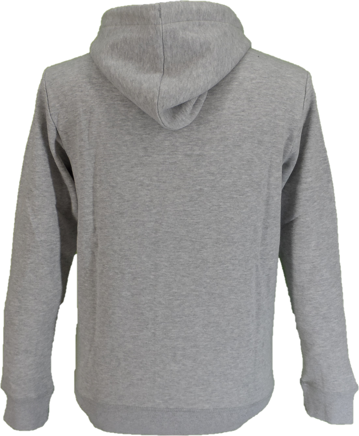 Lambretta Mens Grey Marl Target Logo Hooded Top