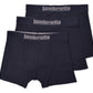 Lambretta Mens Black 3 Pair Pack of Boxer Shorts