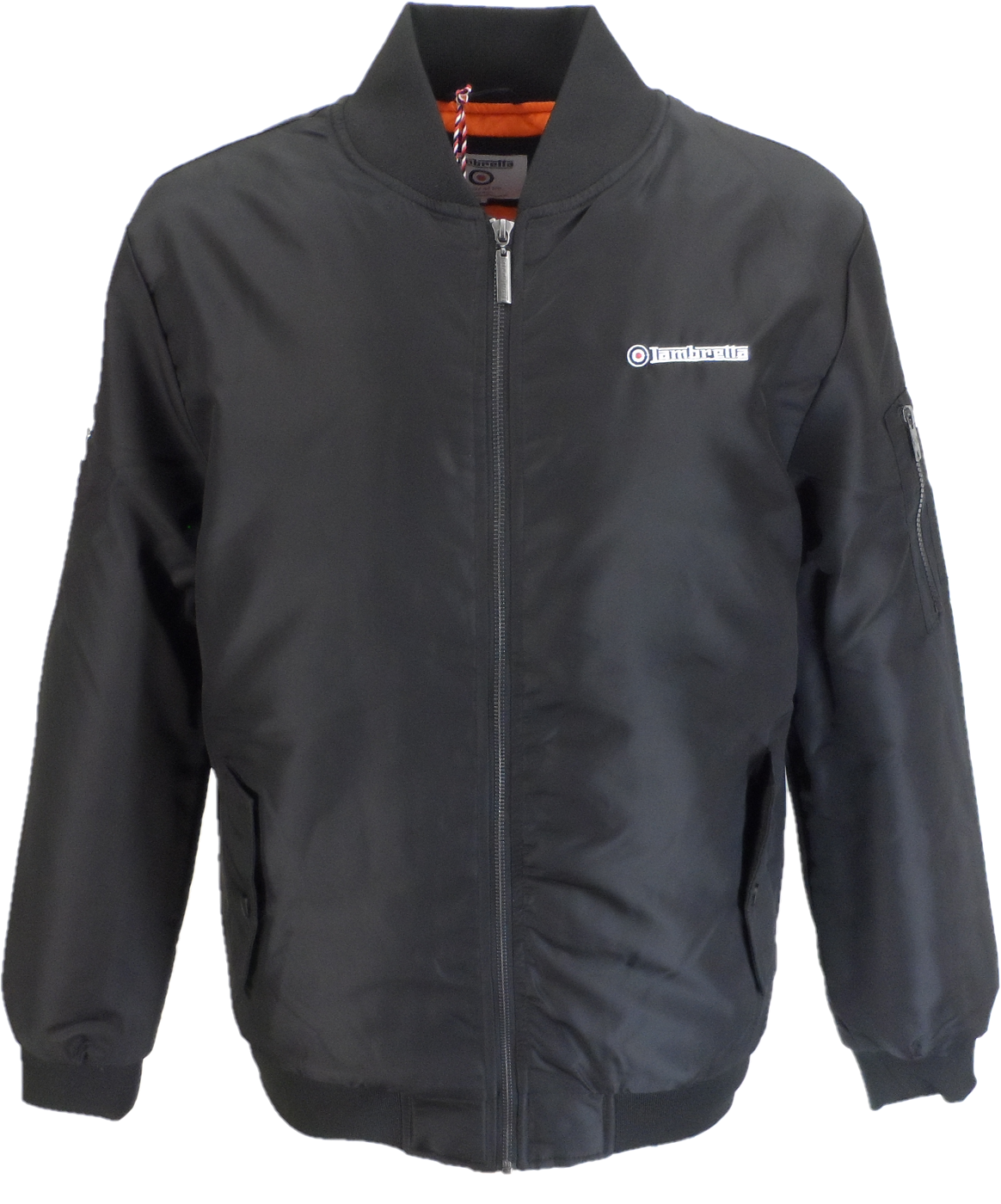 Lambretta Logo Black MA-1 Bomber Jacket