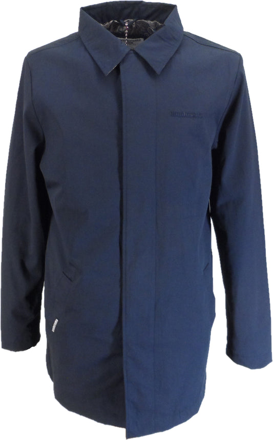 Lambretta Mens Navy Mac Coat