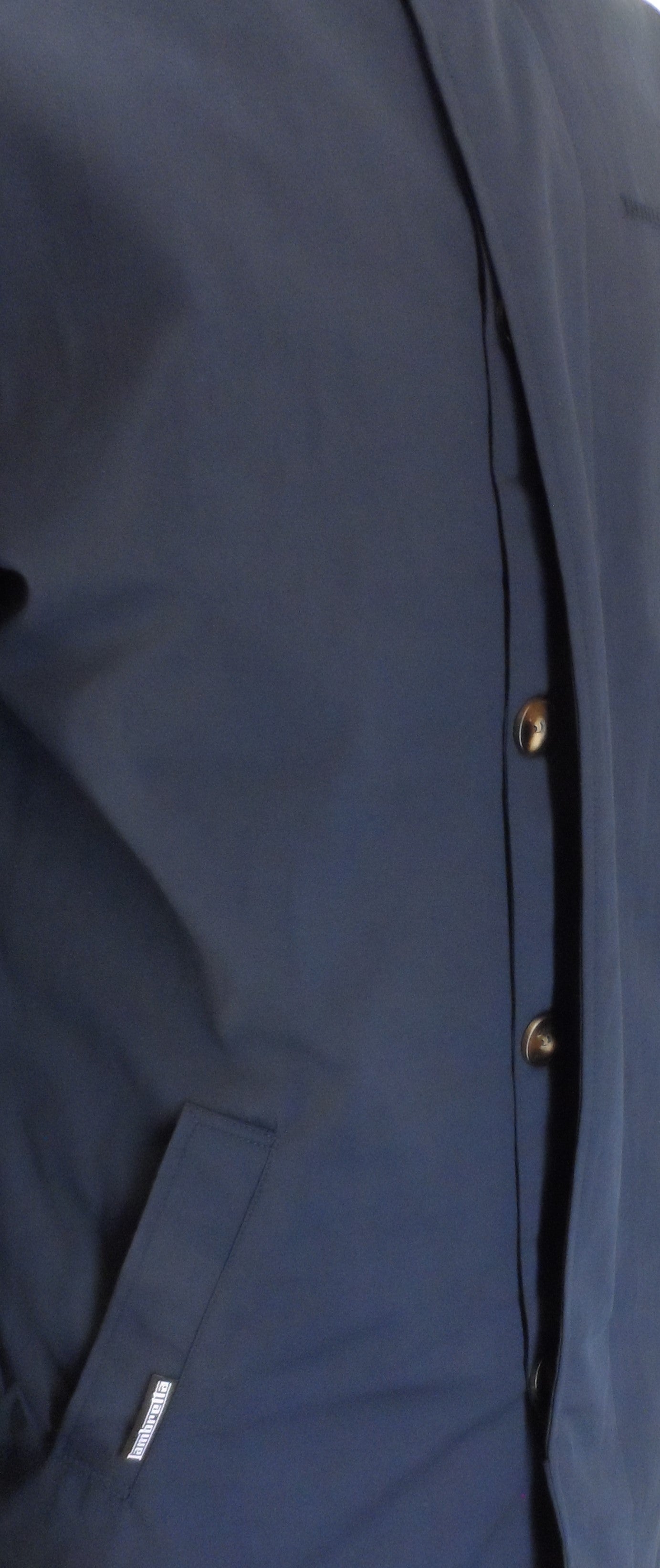 Cappotto impermeabile da uomo blu scuro Lambretta