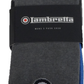 Lambretta Mens 5 Pair Pack of Grey/Navy/Khaki/Blue/Wine Retro Socks