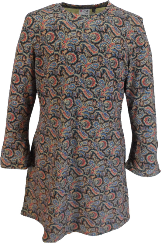 Love Her Madly Retro Paisley Jennifer Dress