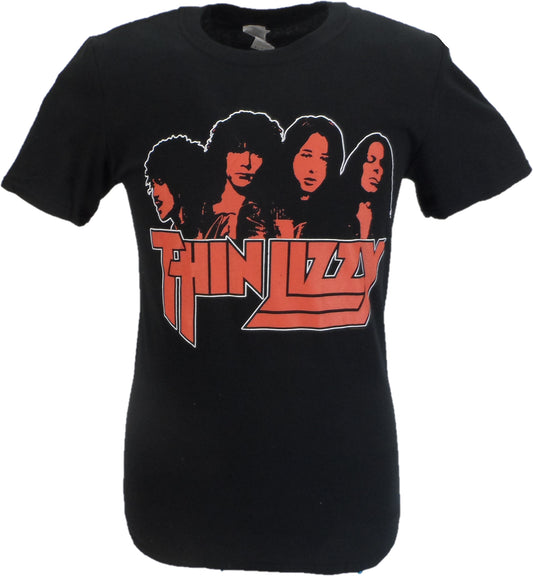 Mens Thin Lizzy Band Shot Officially Licensed T Shirts