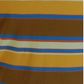 Mens Brown Multi 60s 70s Retro Mod Striped T Shirt