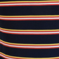 Mens Navy/Red/Yellow/White 60s 70s Retro Mod Striped T Shirt