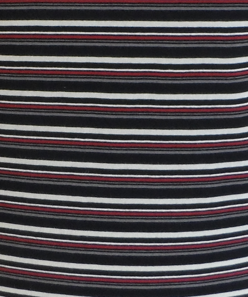 Mens Black 60s 70s Retro Mod Striped T Shirt