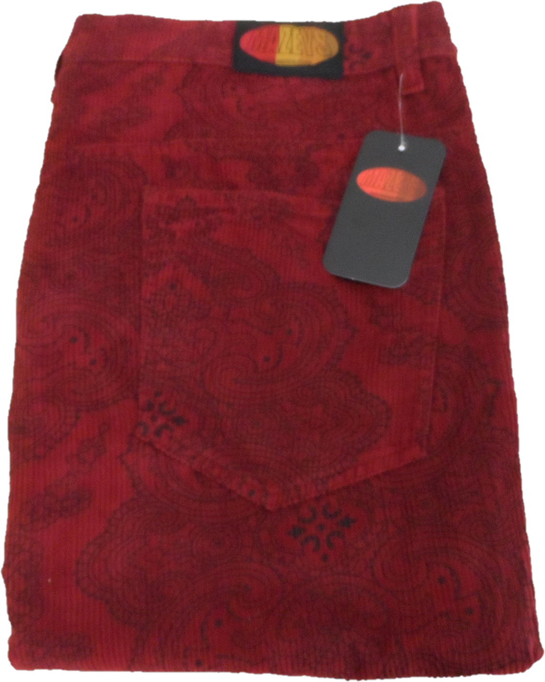 Mens Port Vintage Jimi Hendrix Paisley Retro Bellbottom Flares