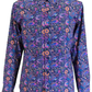 Mazeys Mens Retro Navy Multi Colour Paisley Shirt
