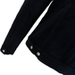 Mens 60s Retro Vintage Navy Cord Western Trucker Jacket