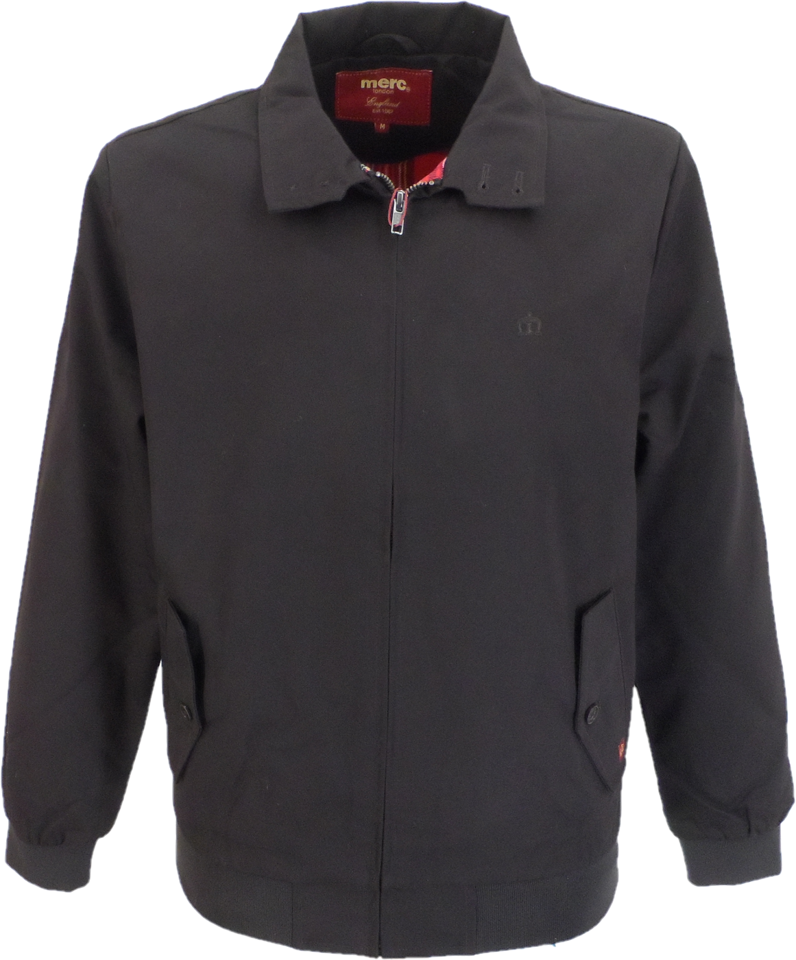 Merc Mens Brown Harrington Jacket