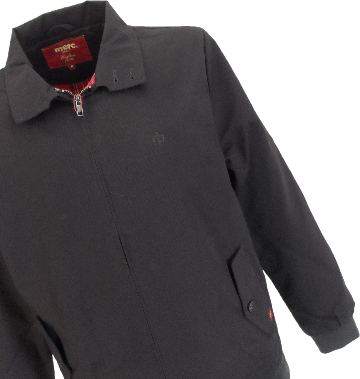 Merc Mens Brown Harrington Jacket