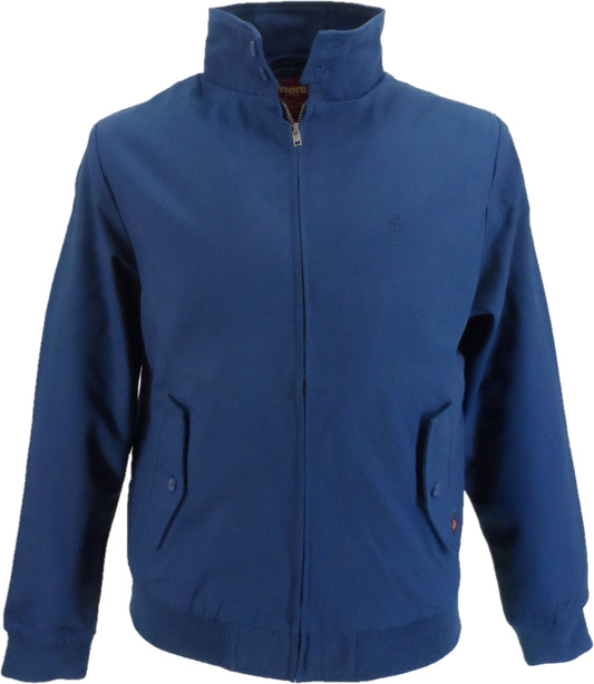 Merc Mens Mid Blue Harrington Jacket
