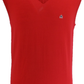 Merc Mens Jenz Blaze Red Knitted Tank Top