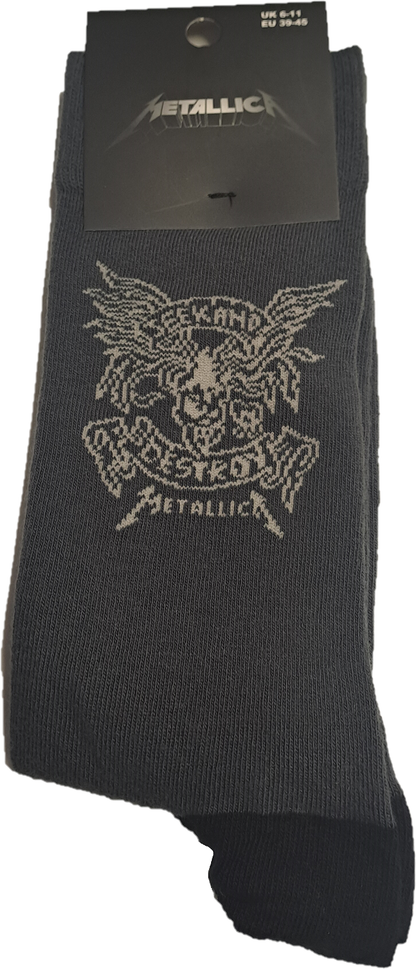 Mens Officially Licensed Metallica Socks