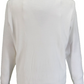 Mazeys Mens White 'Moon' Crew Neck Jumper