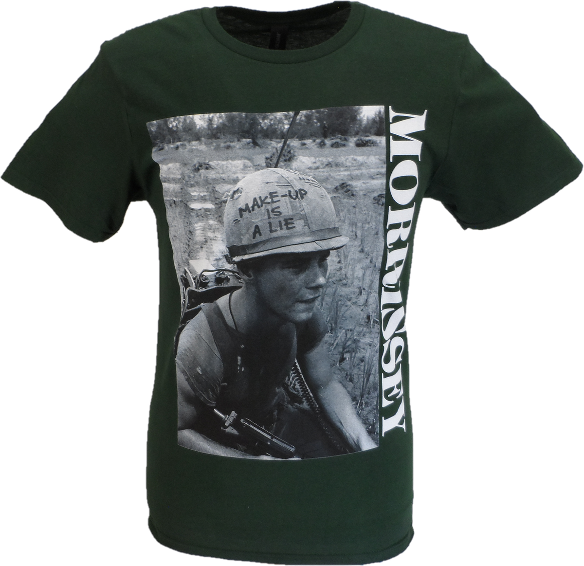 Mens Official Morrissey Make-Up Is A Lie T Shirt