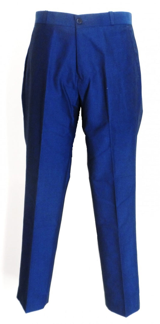 Relco bleu/noir tonique années 60 70 rétro mod vintage Sta Press Trousers