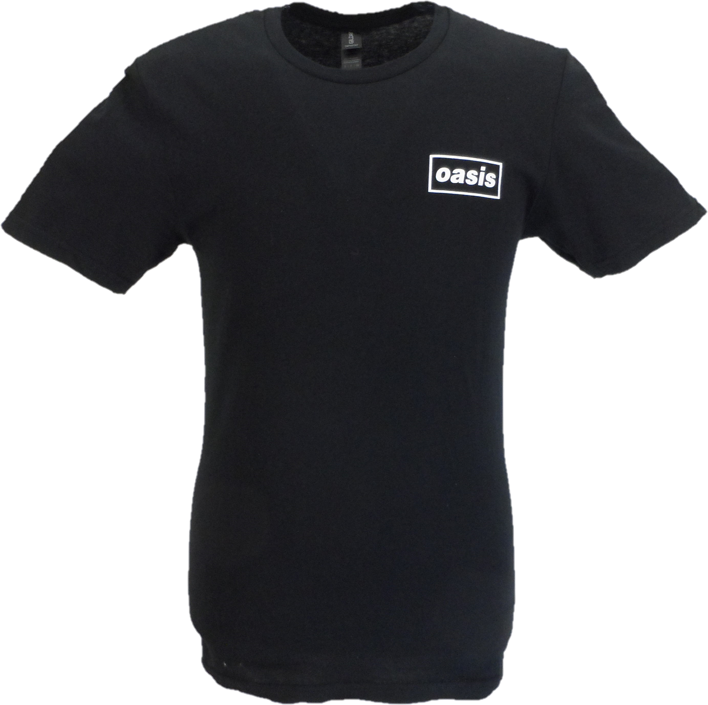 メンズ 公式ライセンスoasisブラック バックプリント t シャツ – mazeys uk