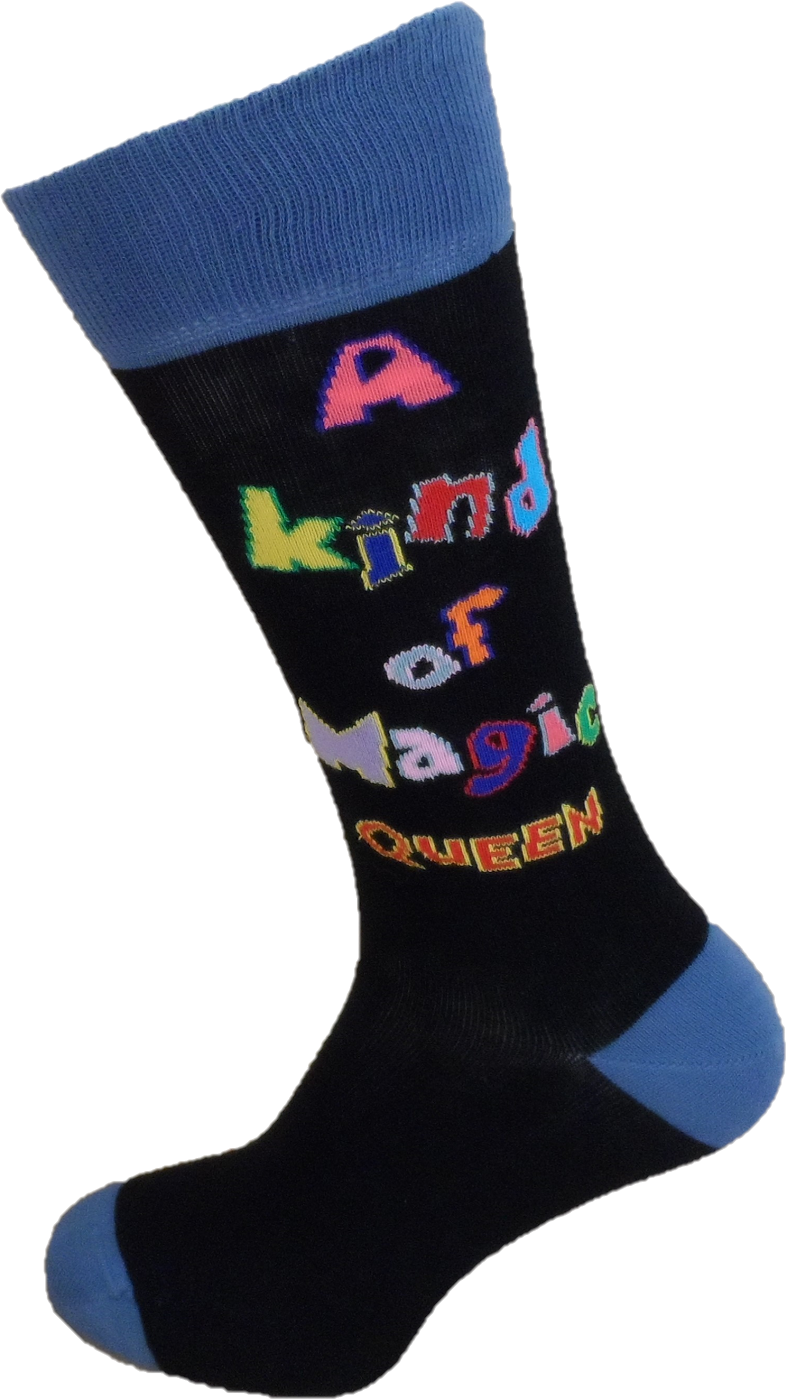 Mens Officially Licensed Queen Logo Socks