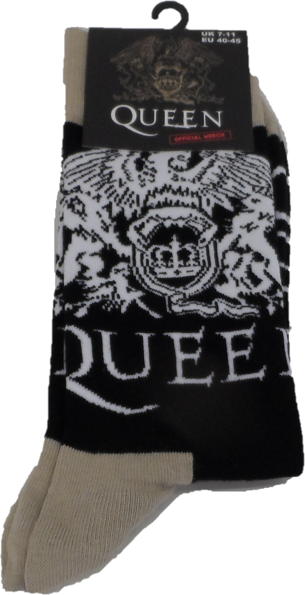Mens Officially Licensed Queen Logo Socks