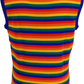 Mazeys Mens 70s Rainbow Retro Tank Tops