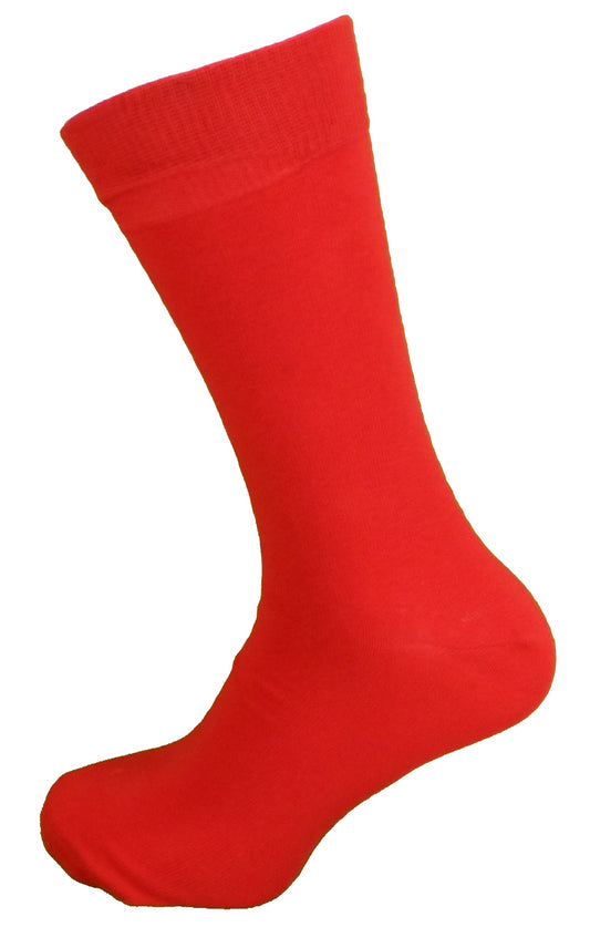 Socks retro rojos para hombre Relco