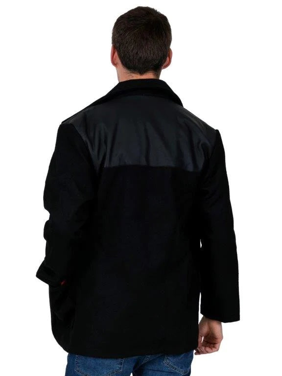 Relcoメンズ PVC ブラック ドンキー ジャケット