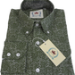 Relco Olive Green Paisley Cotton Long Sleeved Retro Mod Button Down Shirts