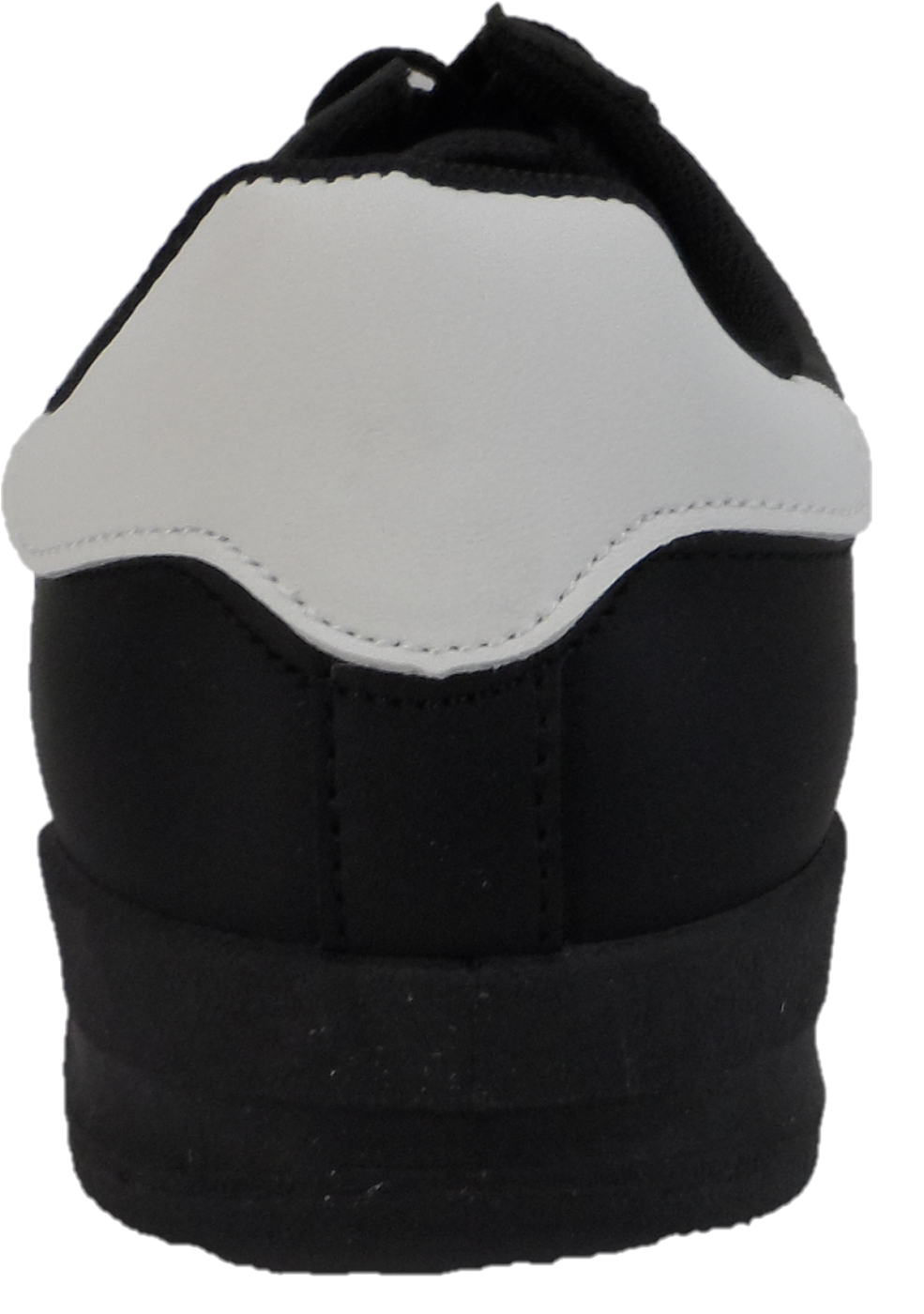 R Dek Black Retro 2 Stripe Trainers