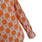 Mazeys Mens 70s Retro Mod Geometric Psychedelic Printed Cotton Shirt